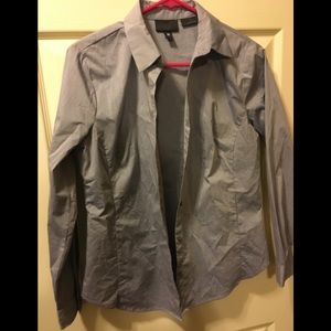 Worthington Stretch Long Sleeve Button Down Dress Shirt
